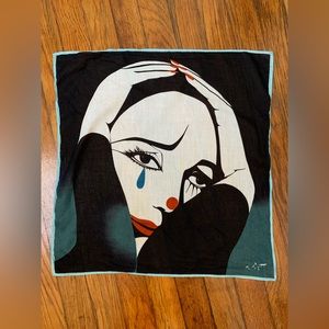 Unique avant-garde vintage bandanna/scarf